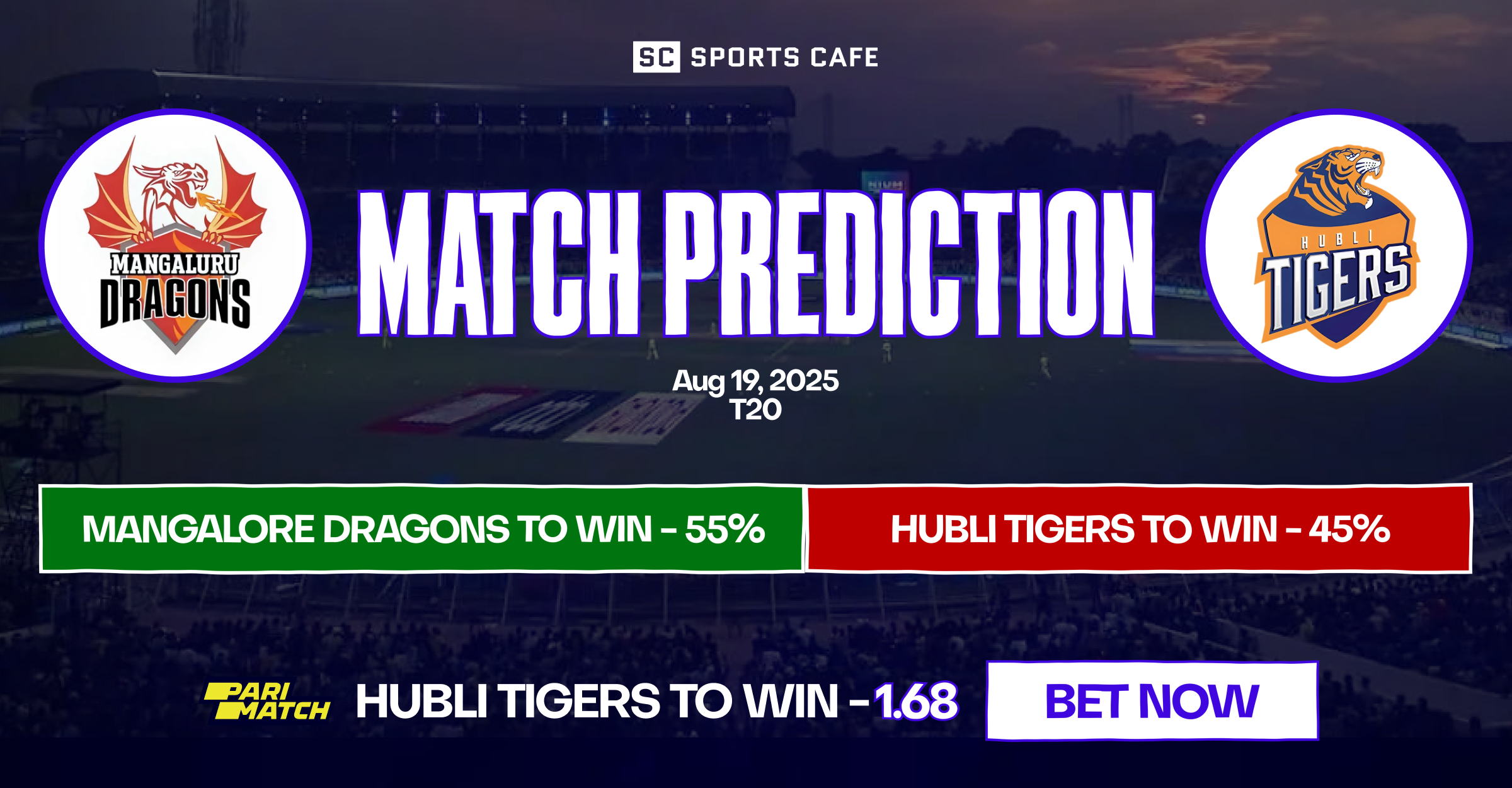 Mangalore Dragons vs Hubli Tigers